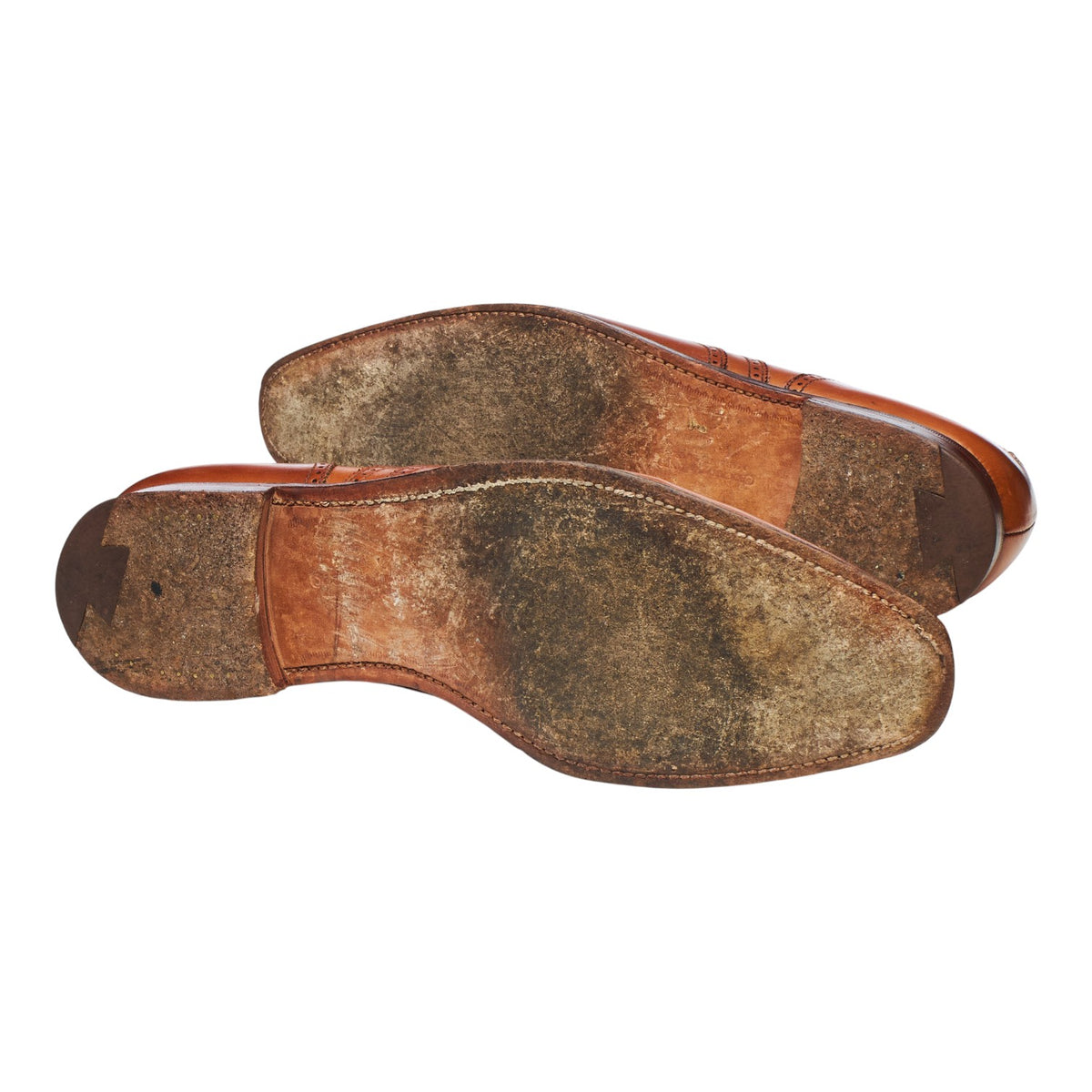 'Drummond' Tan Brown Leather Oxford Brogues UK 9 E