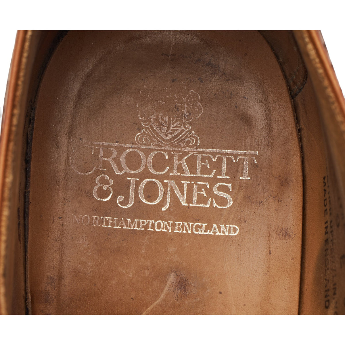 'Drummond' Tan Brown Leather Oxford Brogues UK 9 E