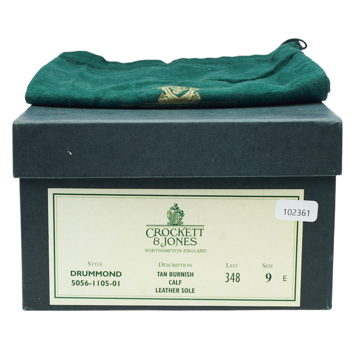 'Drummond' Tan Brown Leather Oxford Brogues UK 9 E