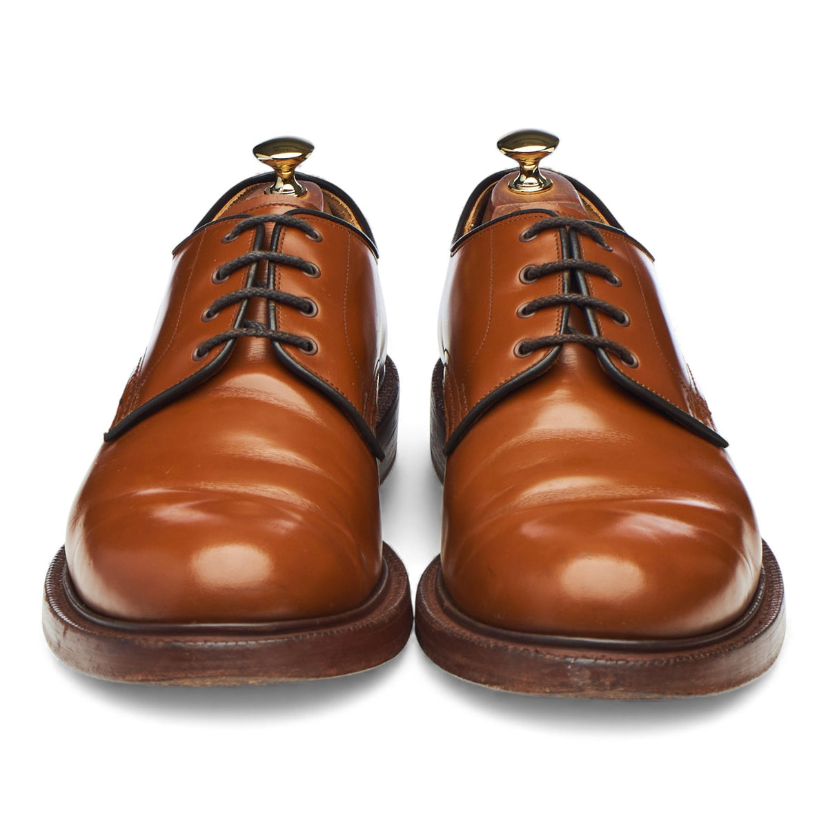 'Anglesey' Tan Brown Leather Derby UK 11 F