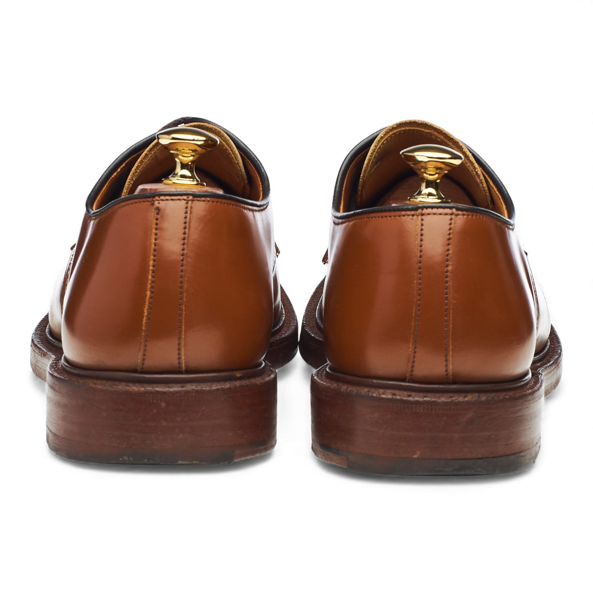 'Anglesey' Tan Brown Leather Derby UK 11 F
