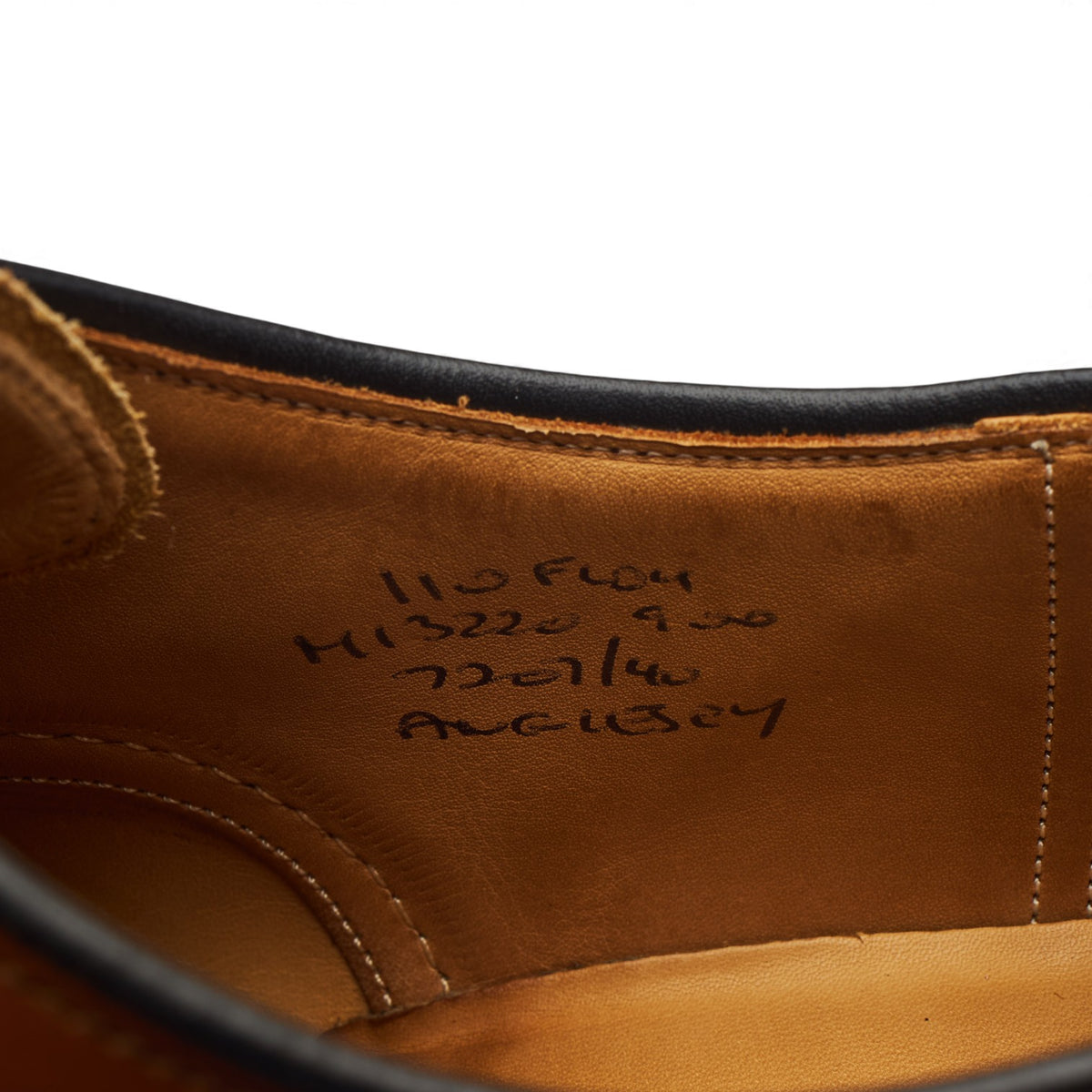 'Anglesey' Tan Brown Leather Derby UK 11 F