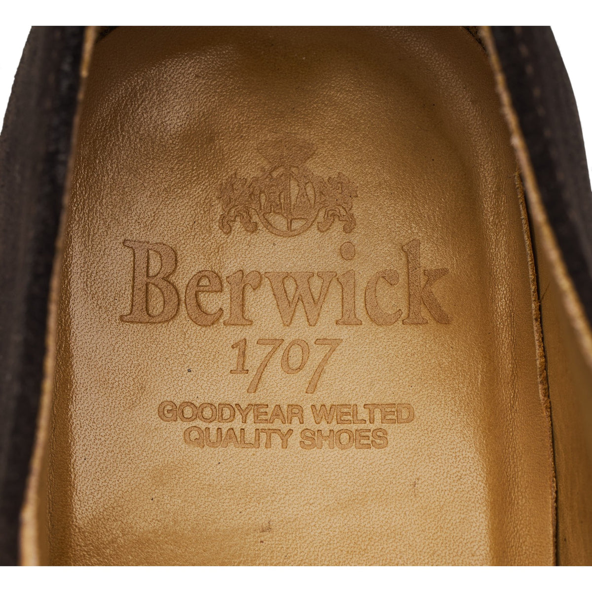 '3637' Dark Brown Suede Double Monk Strap UK 8