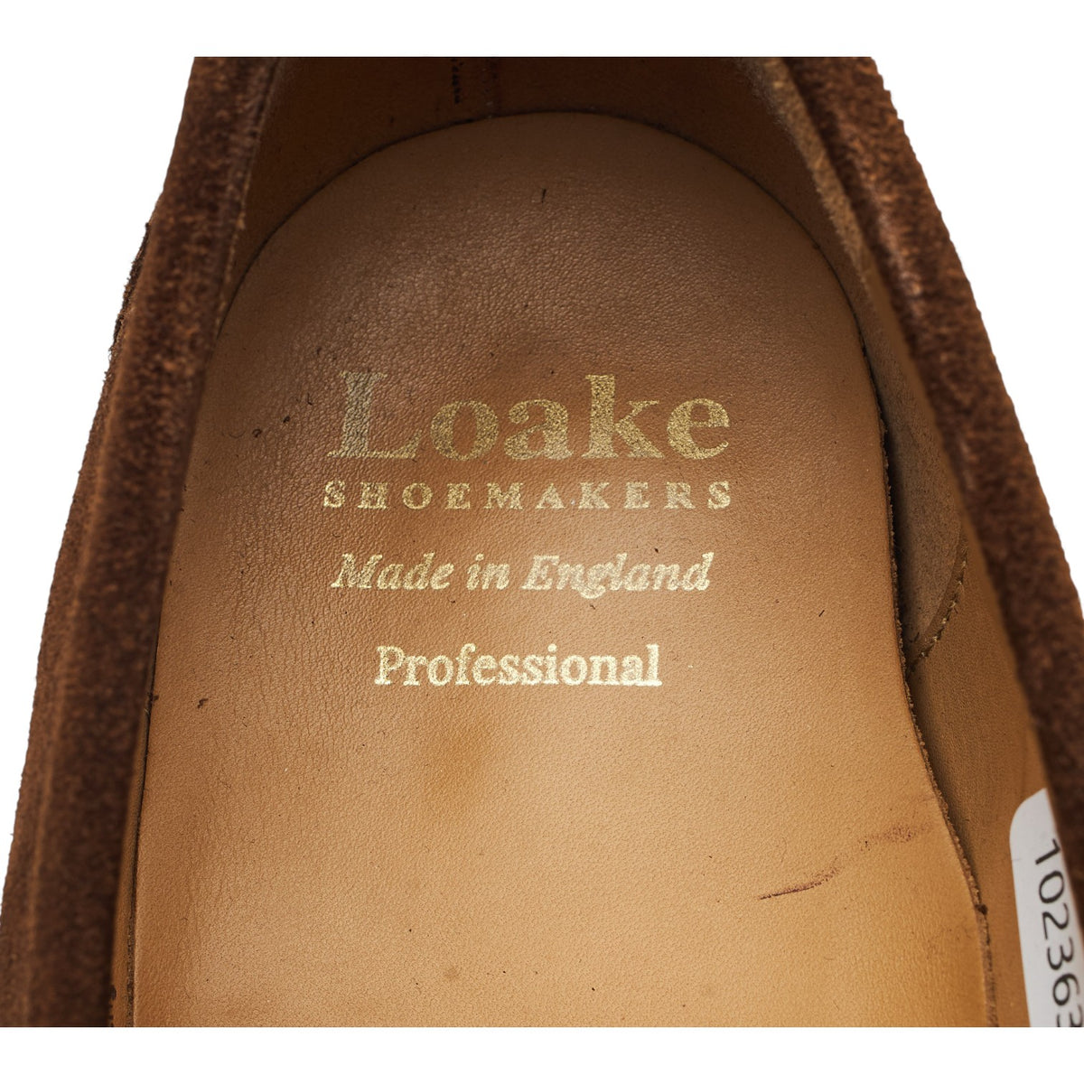 'Imperial' Snuff Brown Suede Loafers UK 10 F