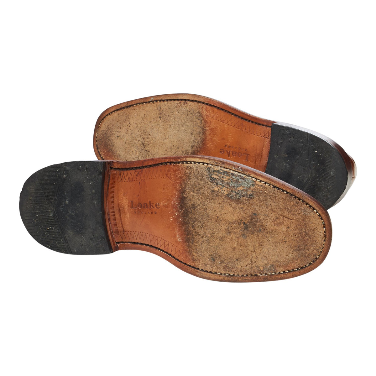 1880 'Chester 2' Tan Brown Leather Derby Brogues UK 7 F