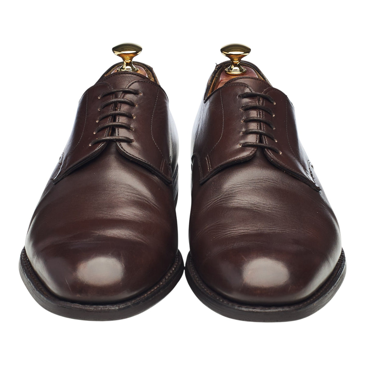 'Albany ll' Dark Brown Leather Derby UK 9.5 F