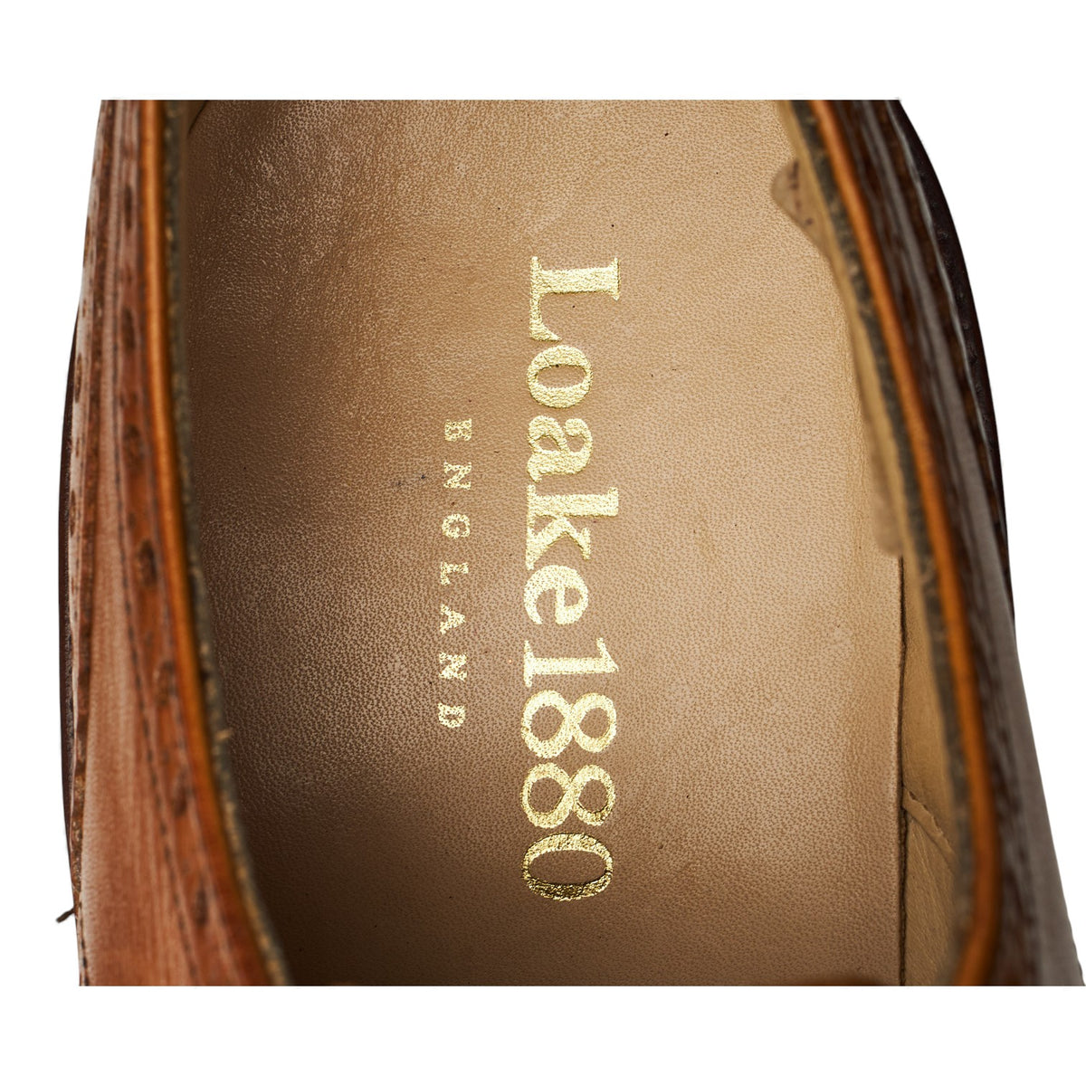 1880 'Chester 2' Tan Brown Leather Derby Brogues UK 7 F