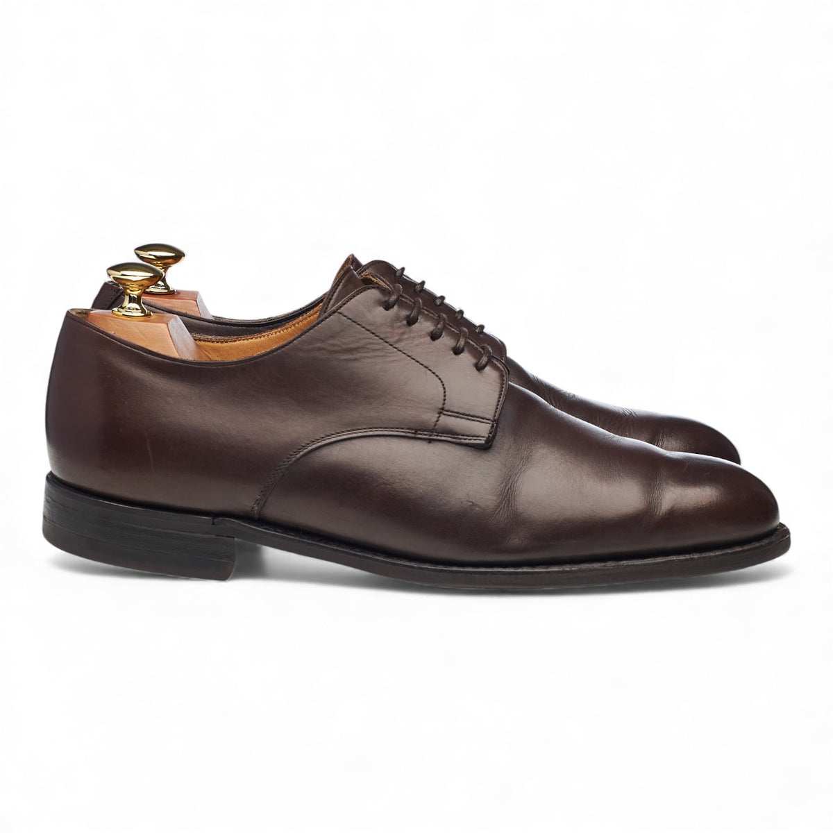'Albany ll' Dark Brown Leather Derby UK 9.5 F