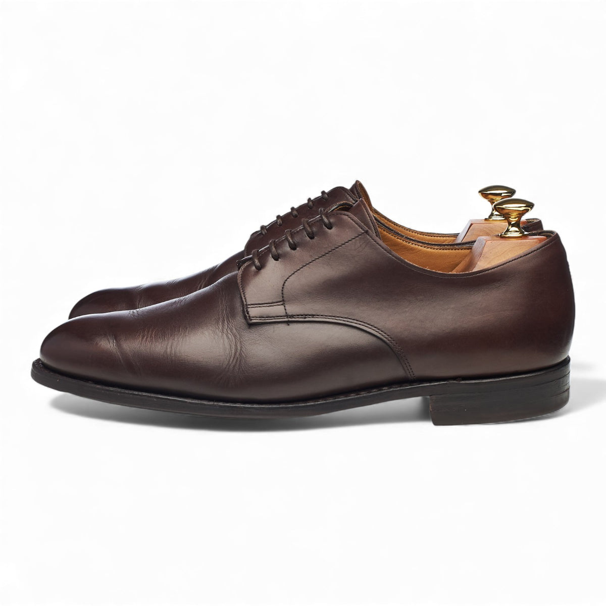 'Albany ll' Dark Brown Leather Derby UK 9.5 F
