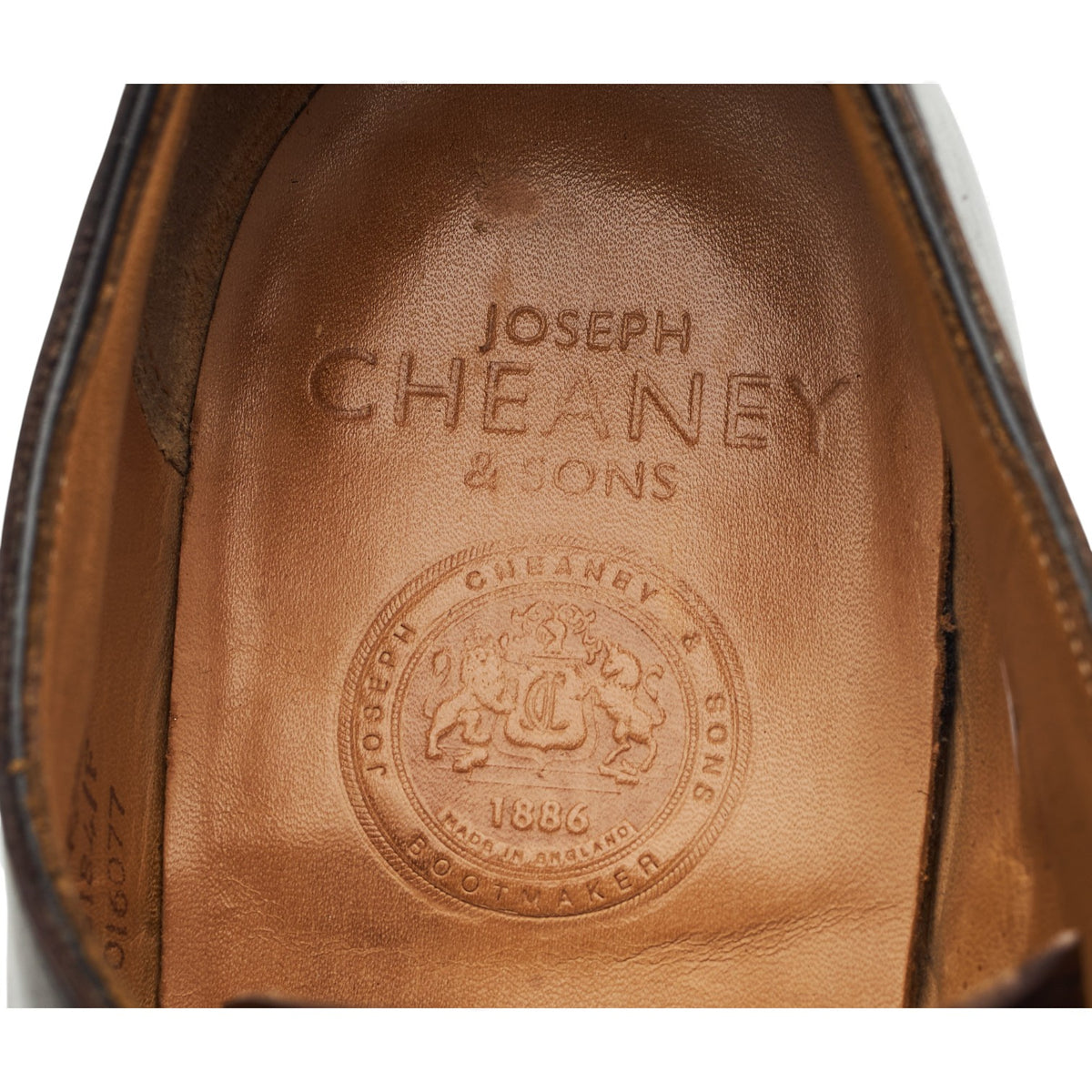 'Albany ll' Dark Brown Leather Derby UK 9.5 F