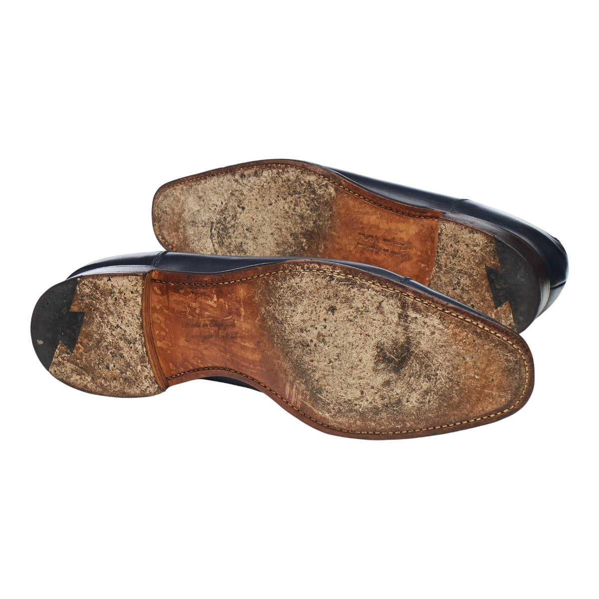 'Brackley' Navy Blue Leather Oxford UK 8.5 F