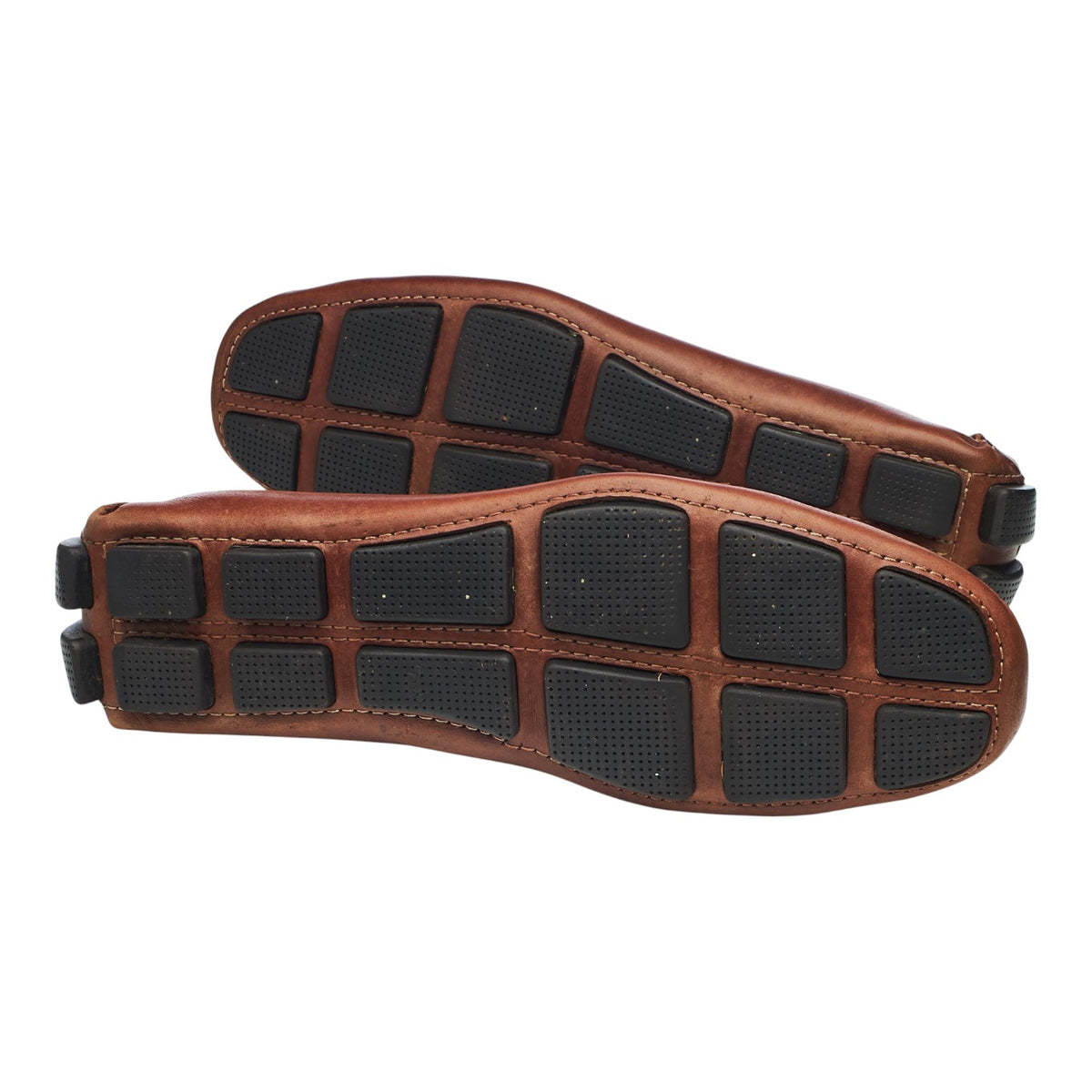 Brown Leather Driving Loafers UK 9