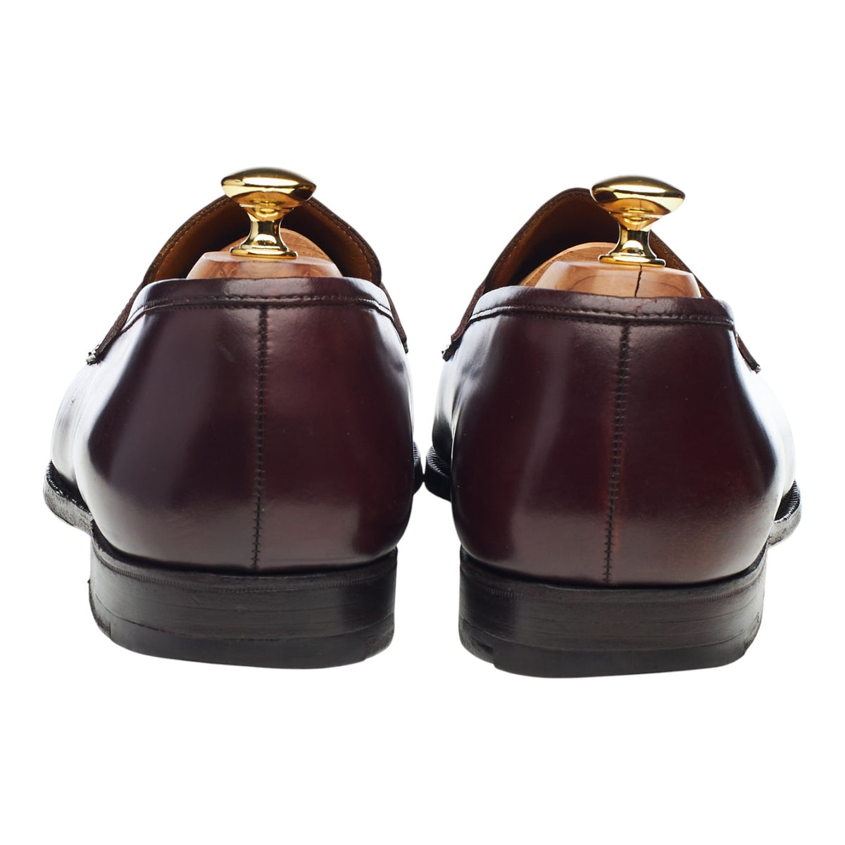 'Boston' Burgundy Leather Loafers UK 11 G