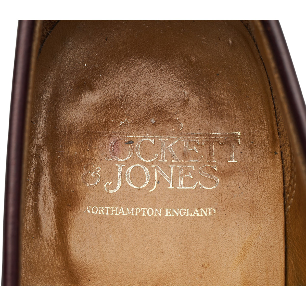 'Boston' Burgundy Leather Loafers UK 11 G