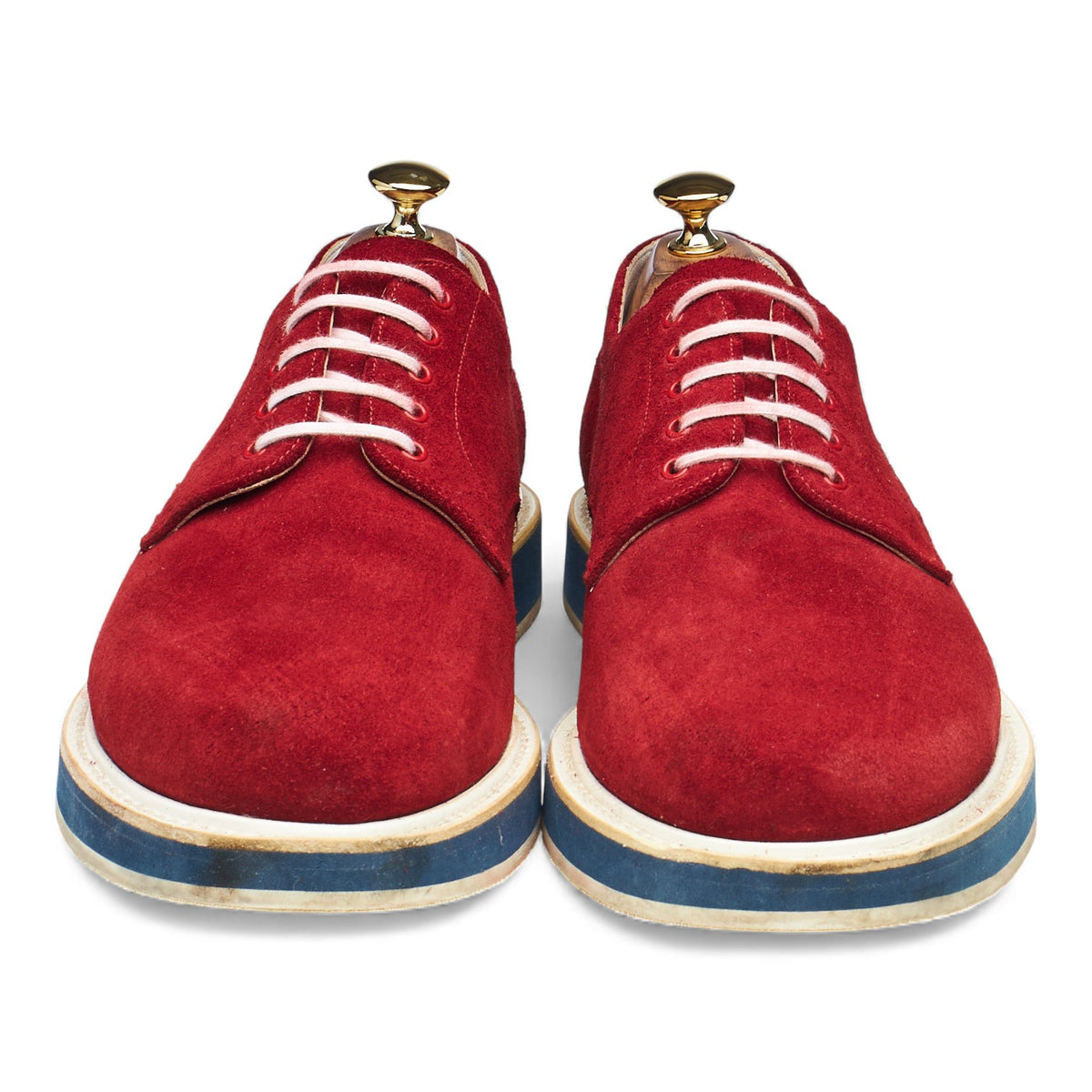'Stratford' Red Suede Derby UK 11 F