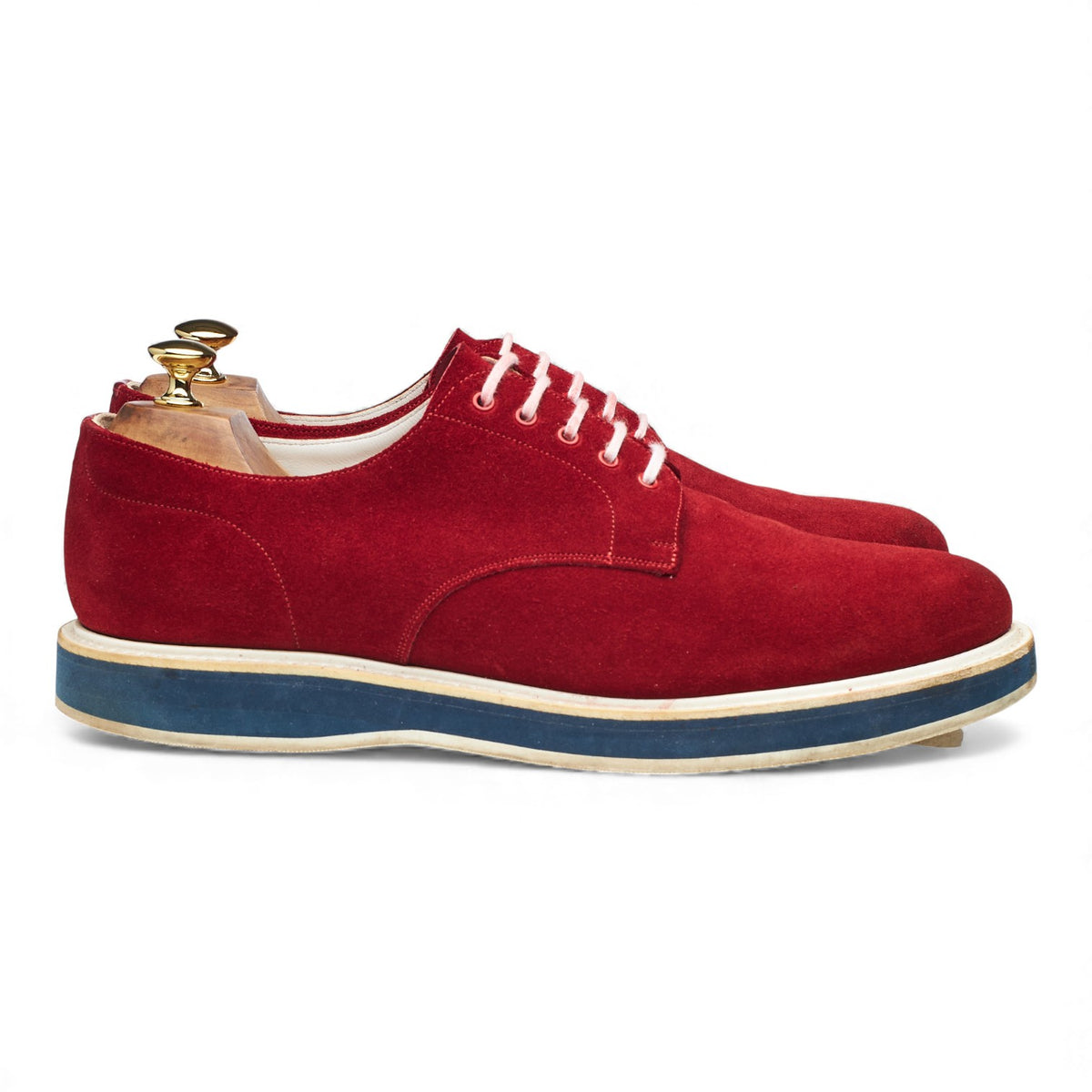 'Stratford' Red Suede Derby UK 11 F