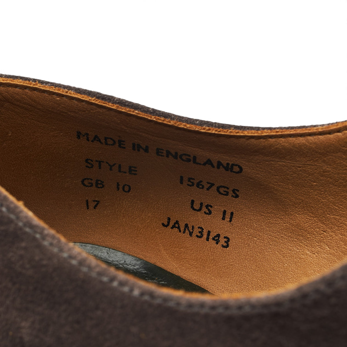 Next '1567GS' Grey Suede Derby UK 10