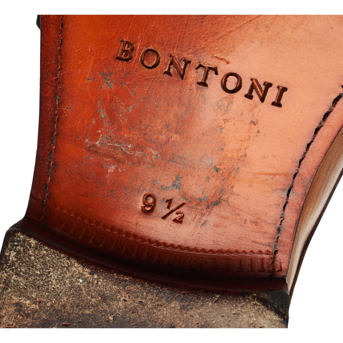 Tan Brown Museum Leather Double Monk Strap UK 9.5