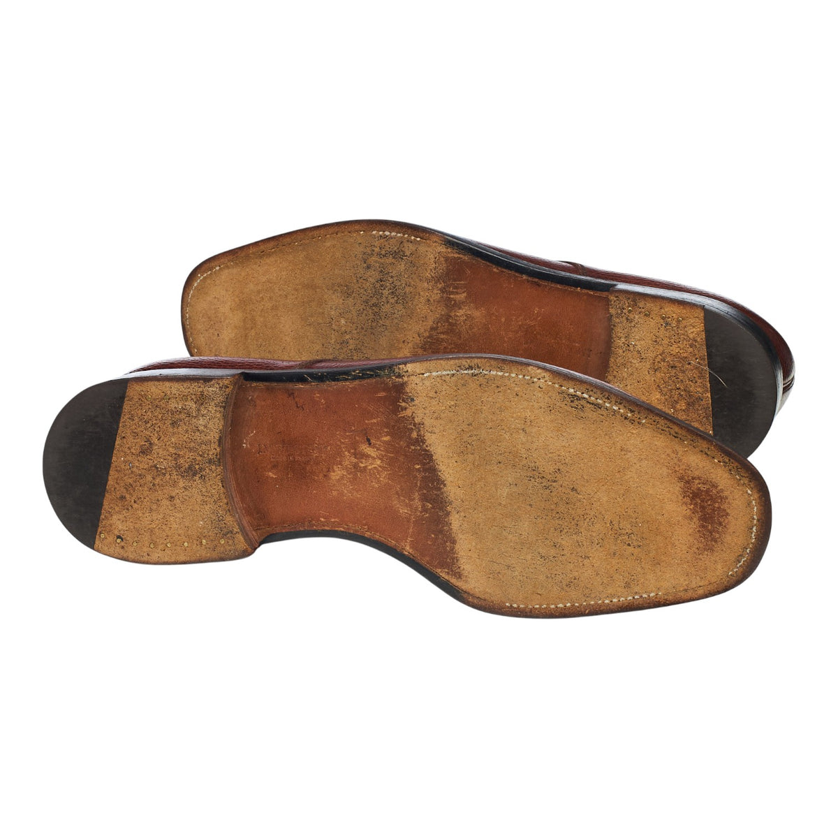 '556' Brown Grain Leather Derby 9 D UK 9.5