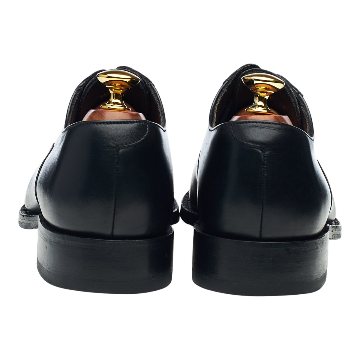 1880 'Outlaw' Black Leather Oxford UK 6 F