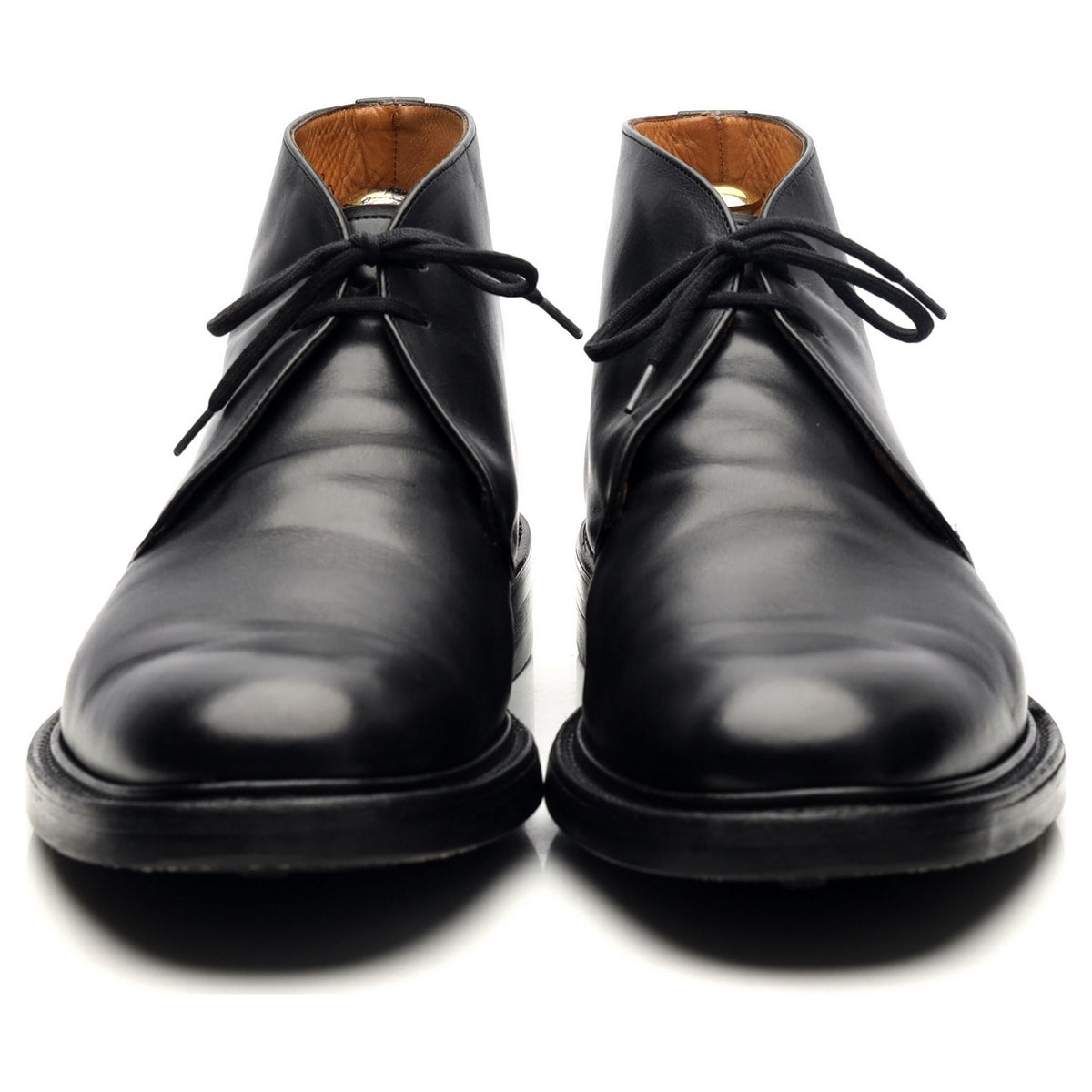&#39;Tasmania&#39; Black Leather Boots UK 10 F
