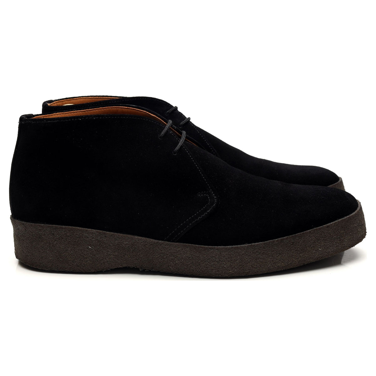 &#39;Hi Top&#39; Black Suede Chukka Boot UK 8 F