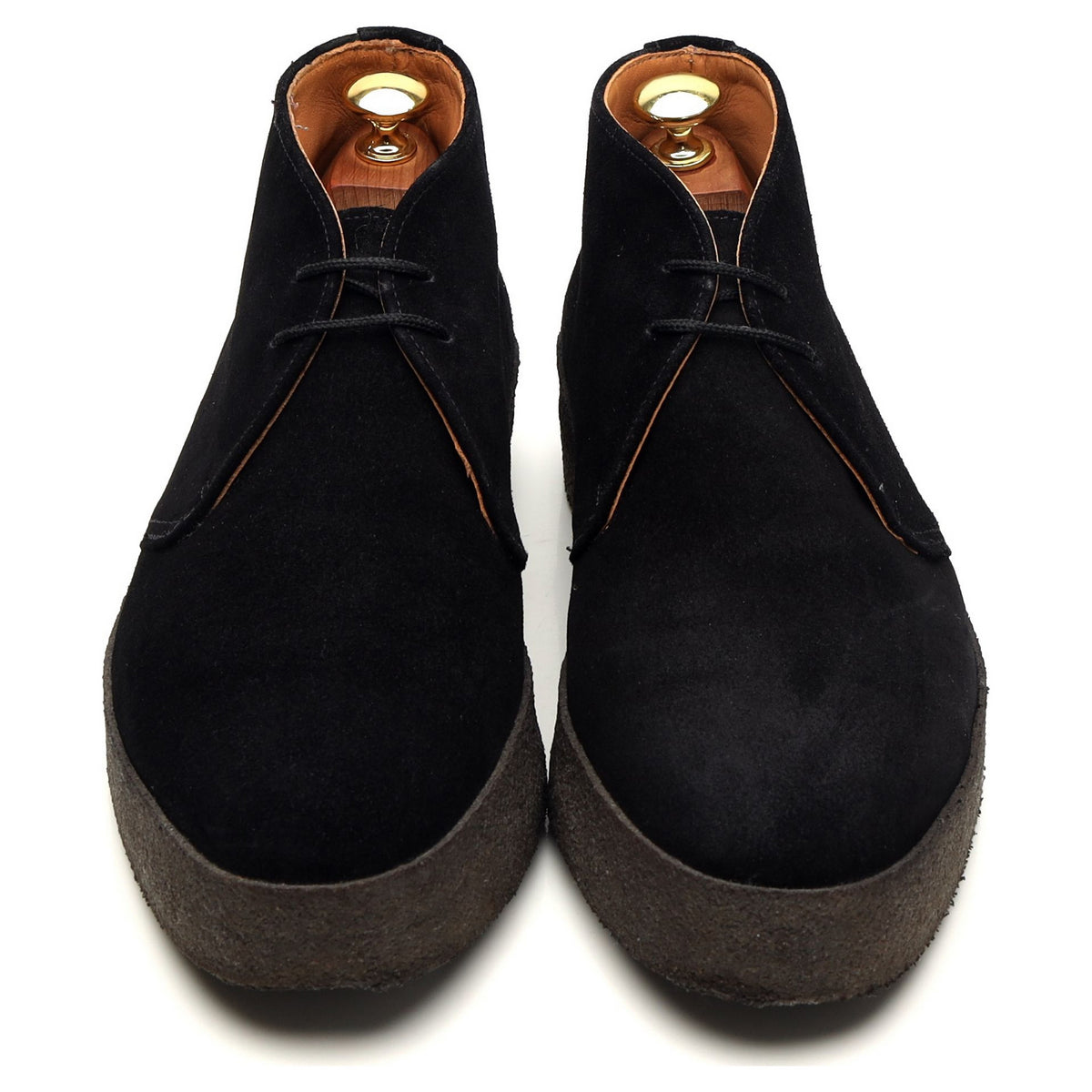 &#39;Hi Top&#39; Black Suede Chukka Boot UK 8 F