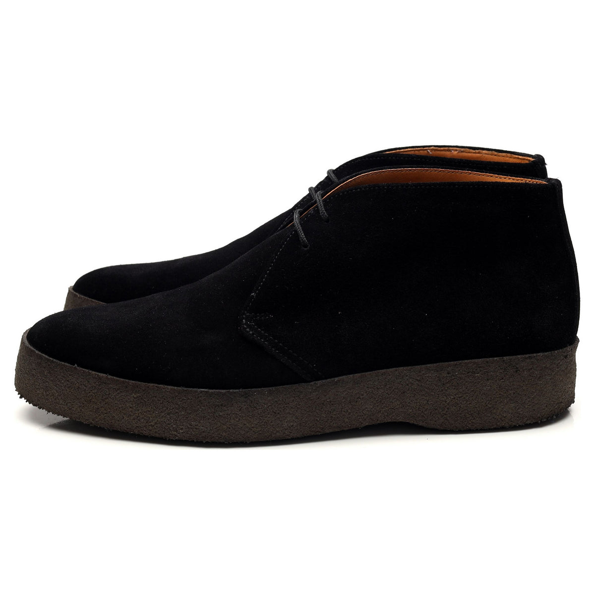 &#39;Hi Top&#39; Black Suede Chukka Boot UK 8 F