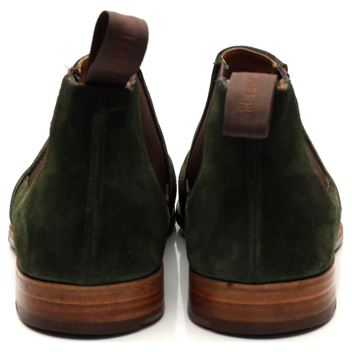 &#39;Lennon&#39; Green Suede Chelsea Boot UK 9 F