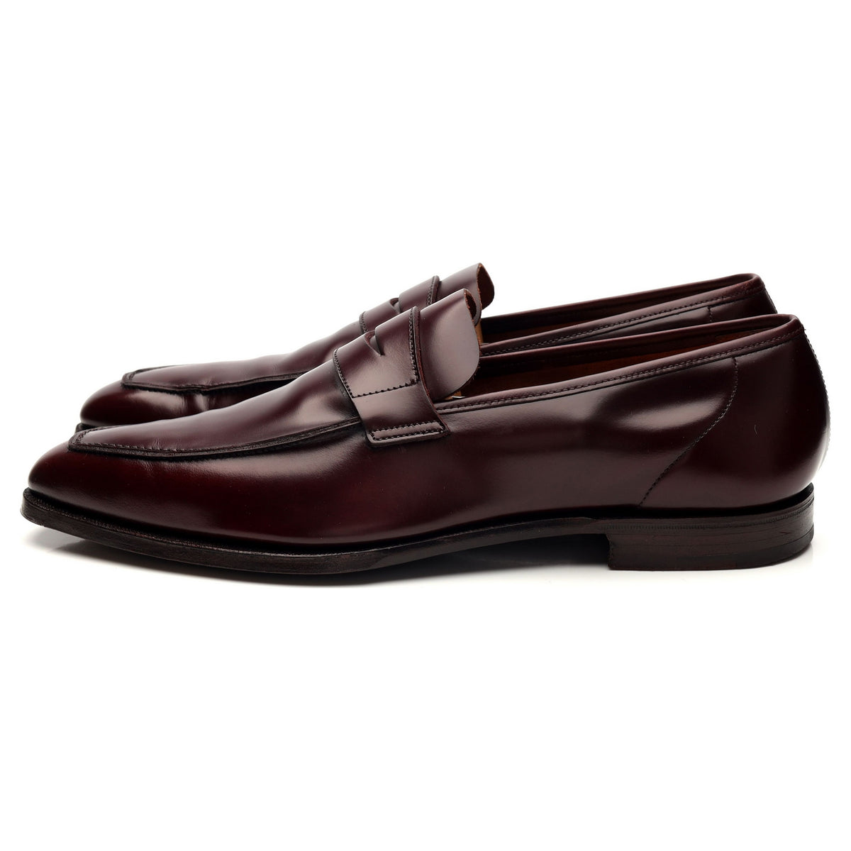 &#39;George&#39; Burgundy Leather Loafer UK 8.5 E