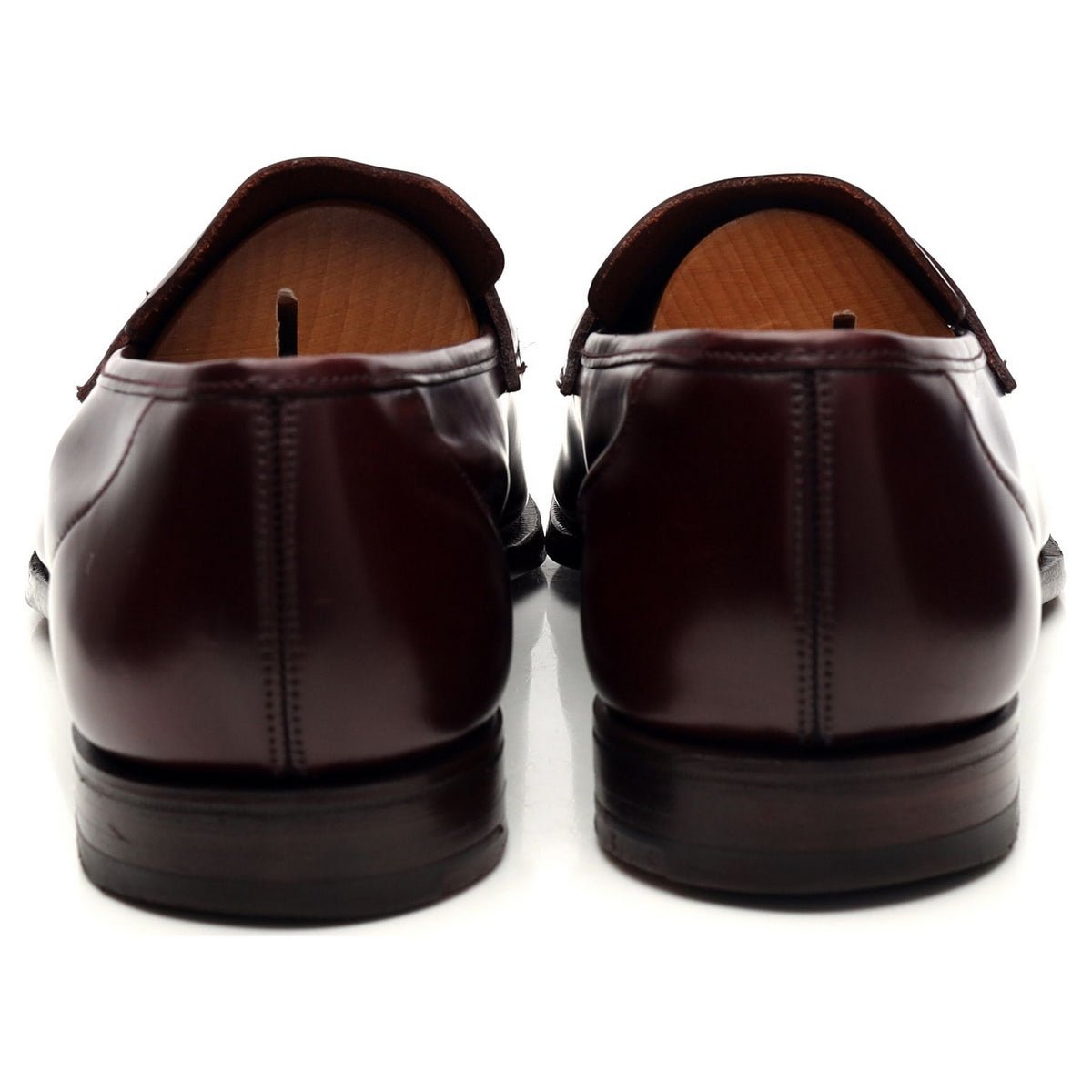 &#39;George&#39; Burgundy Leather Loafer UK 8.5 E