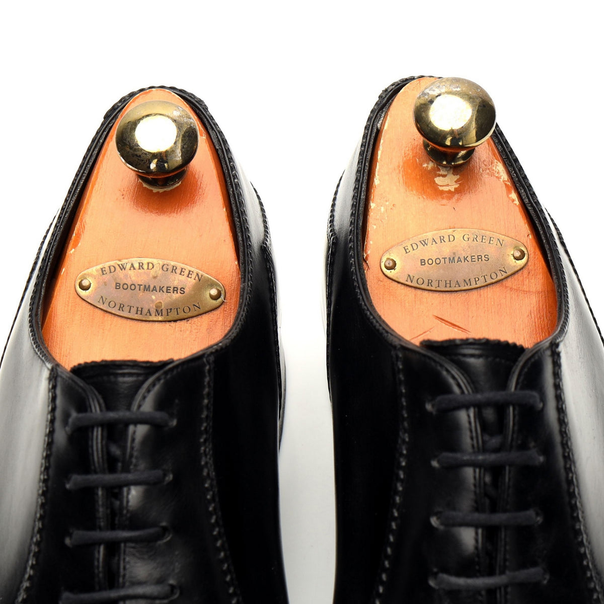 &#39;Saxmundham&#39; Black Leather Oxford UK 10 D