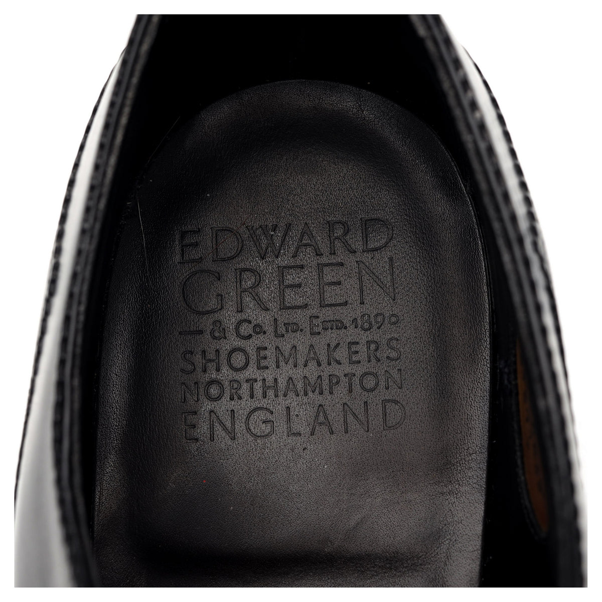 &#39;Saxmundham&#39; Black Leather Oxford UK 10 D