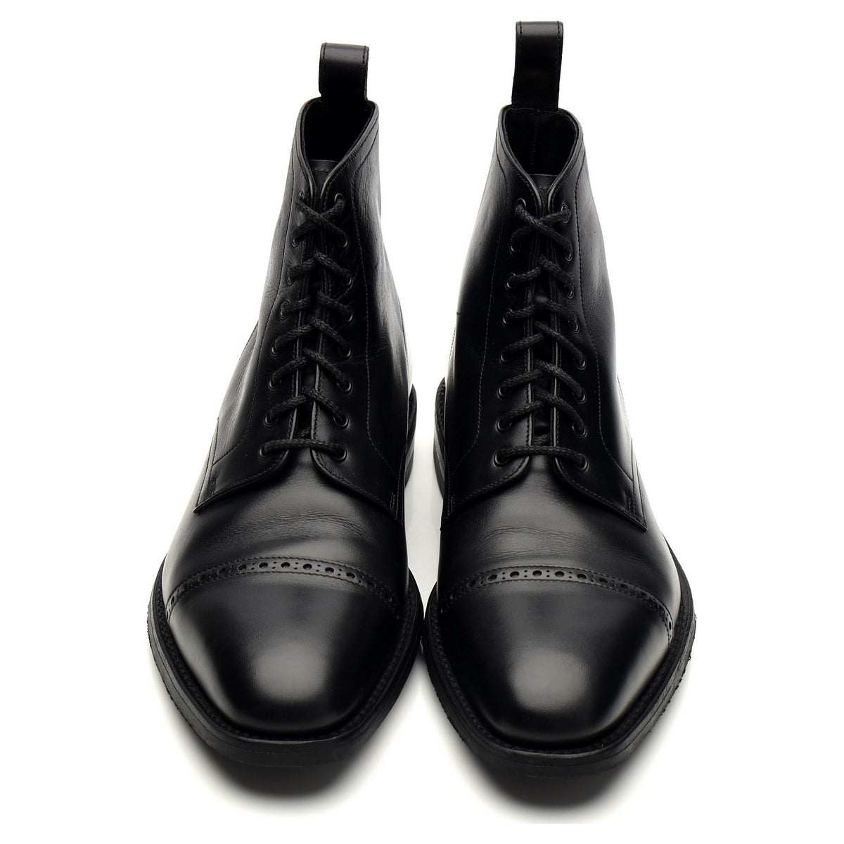 1880 &#39;Hyde&#39; Black Leather Boots UK 8 F