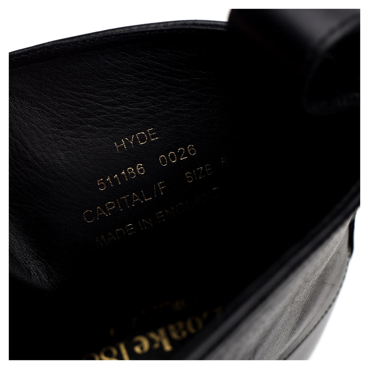 1880 &#39;Hyde&#39; Black Leather Boots UK 8 F