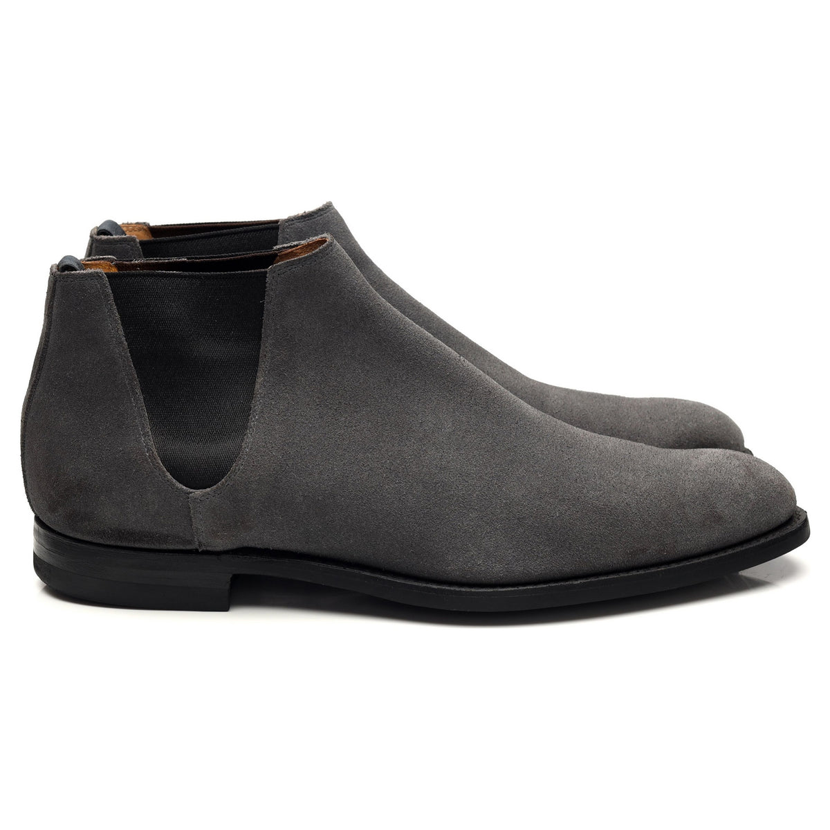 &#39;Cranleigh&#39; Grey Suede Chelsea Boot UK 7.5 E