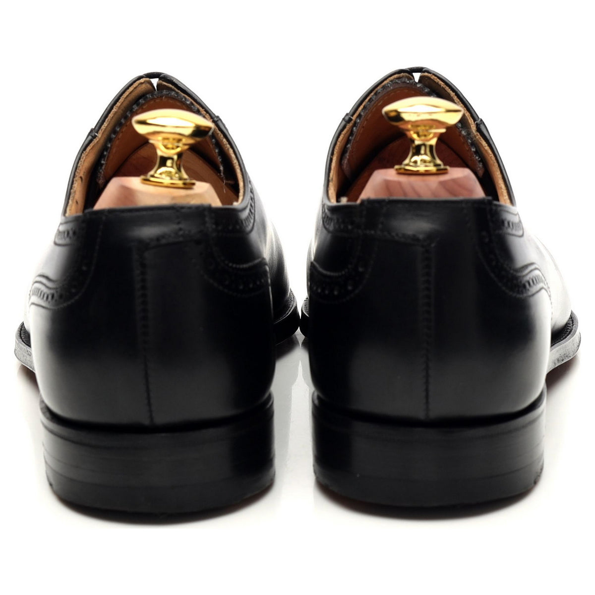 &#39;Westbourne&#39; Black Leather Oxford UK 7 E