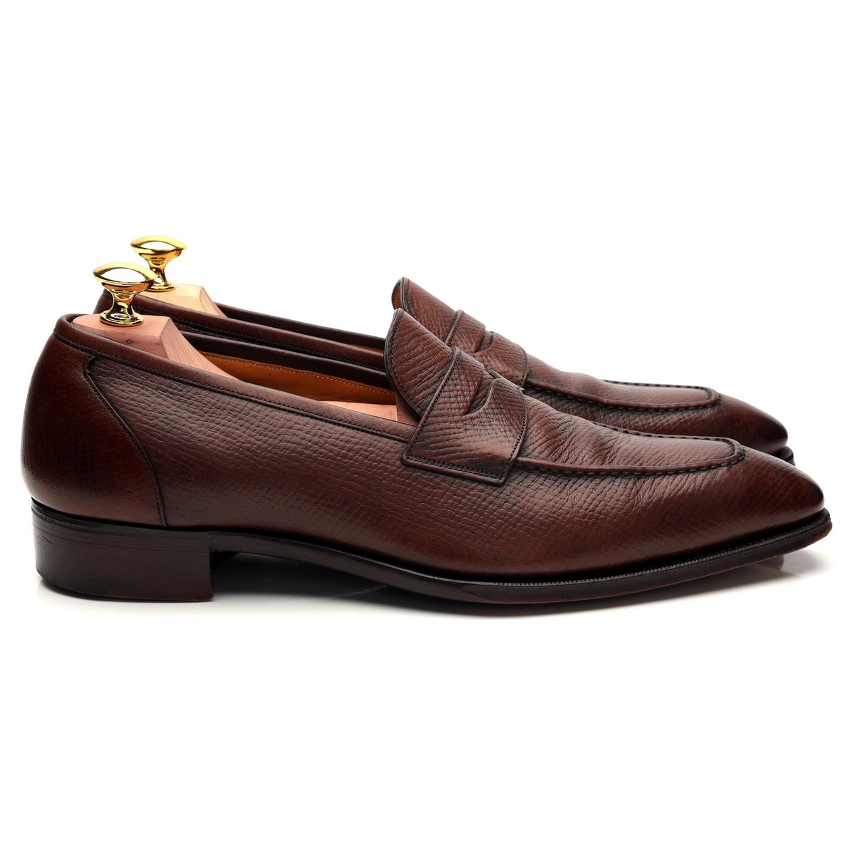 &#39;Monaco&#39; Brown Leather Loafers UK 8 E