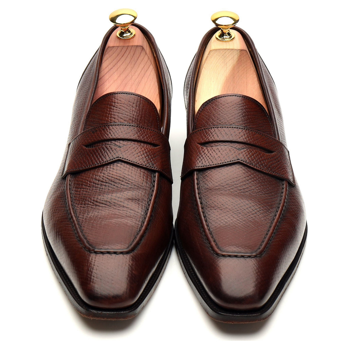 &#39;Monaco&#39; Brown Leather Loafers UK 8 E