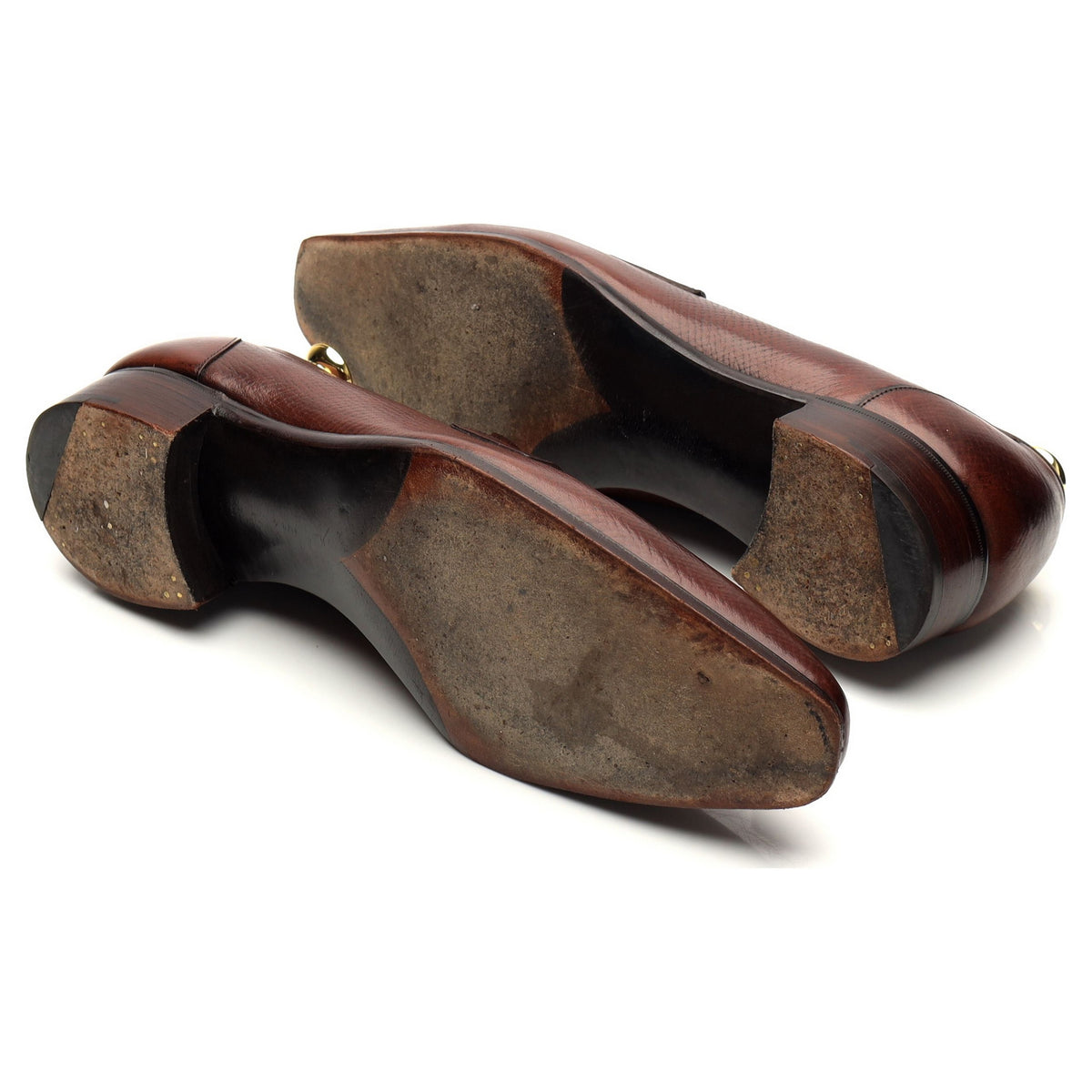 &#39;Monaco&#39; Brown Leather Loafers UK 8 E