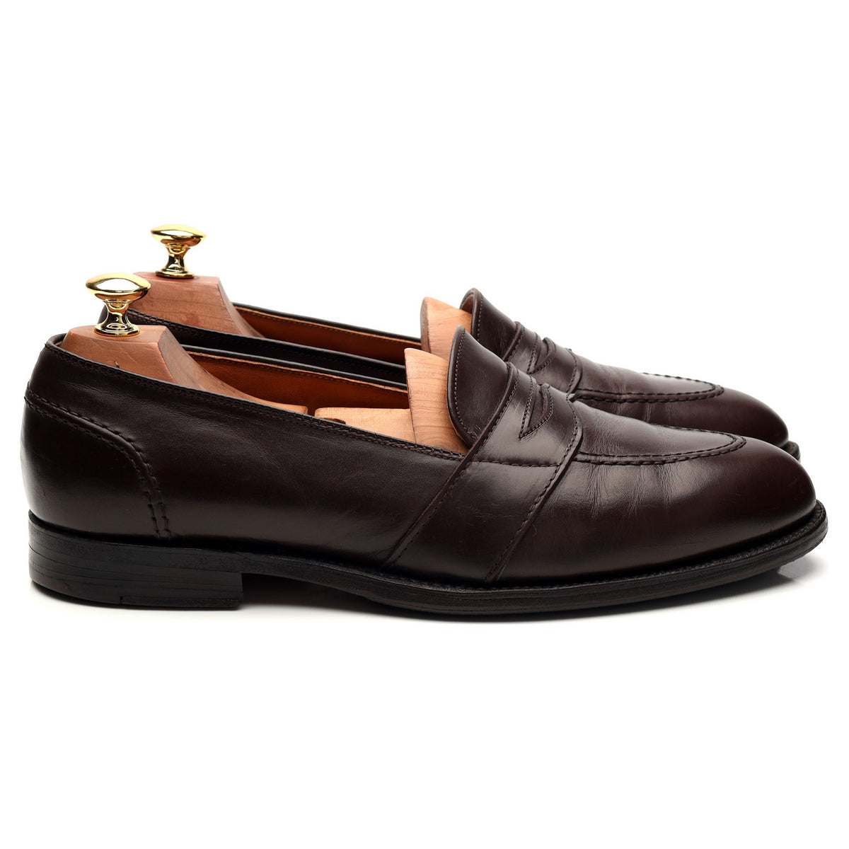 &#39;686&#39; Dark Brown Leather Loafers UK 8.5 US 9.5 D