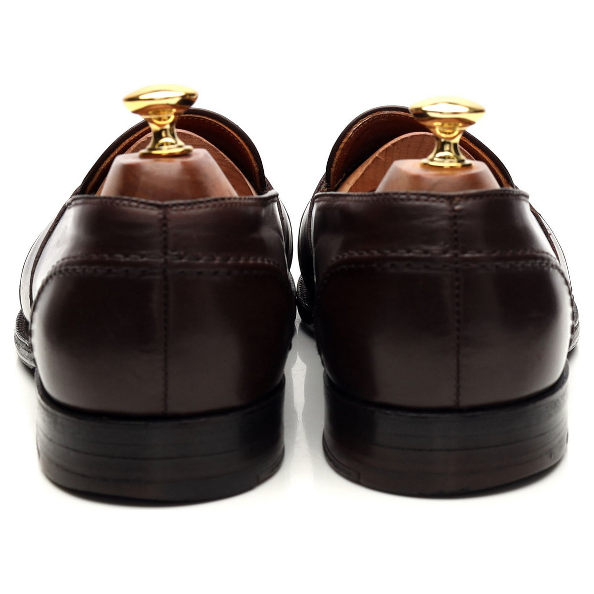 &#39;686&#39; Dark Brown Leather Loafers UK 8.5 US 9.5 D