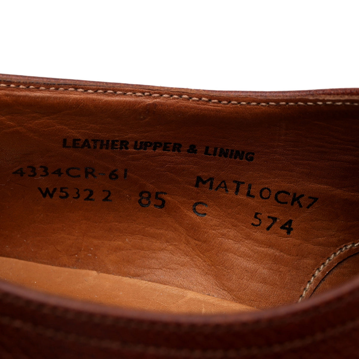 Women&#39;s &#39;Matlock&#39; Brown Leather Derby UK 7 C