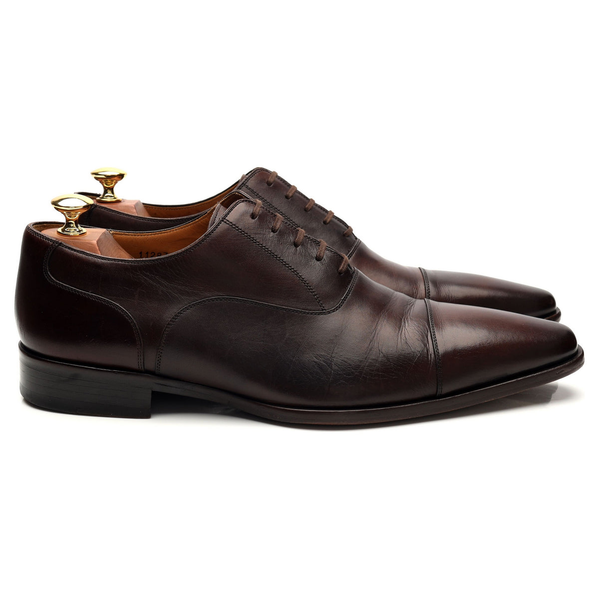 Dark Brown Leather Oxford UK 9 EU 43