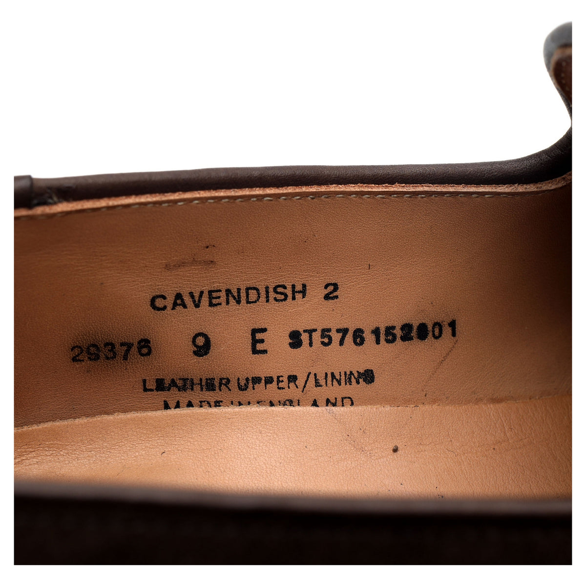 &#39;Cavendish 2&#39; Dark Brown Suede Tassel Loafers UK 9 E