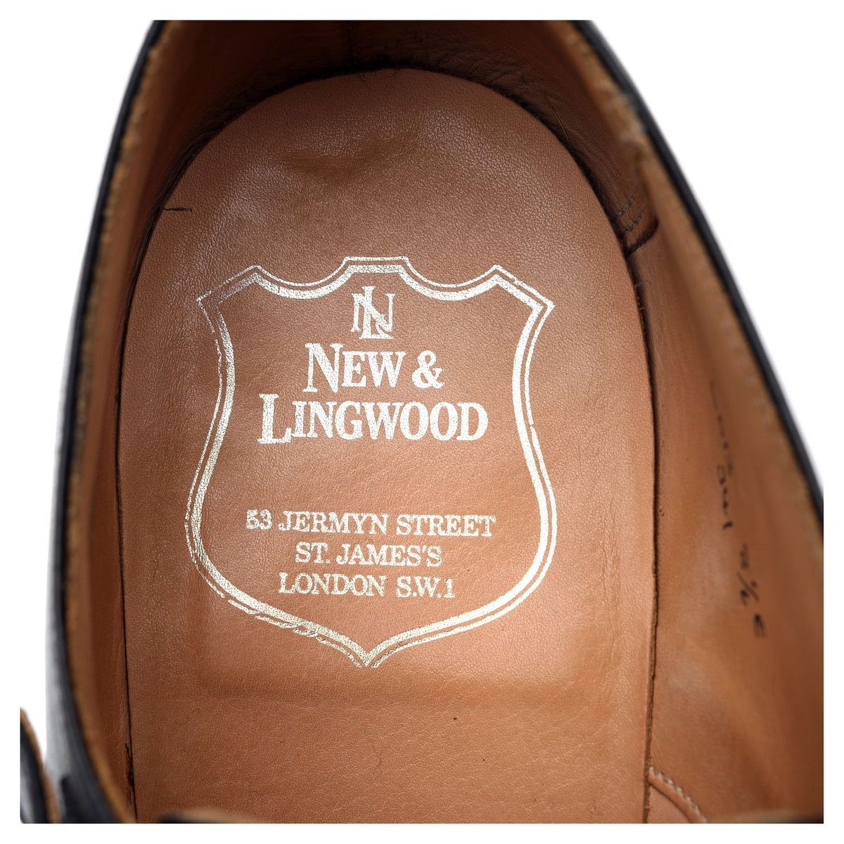 New &amp; Lingwood Black Leather Double Monk Strap UK 8.5 E