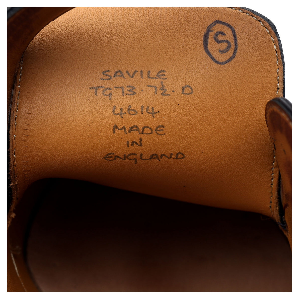&#39;Savile&#39; Burgundy Leather Monk Strap UK 7.5 D