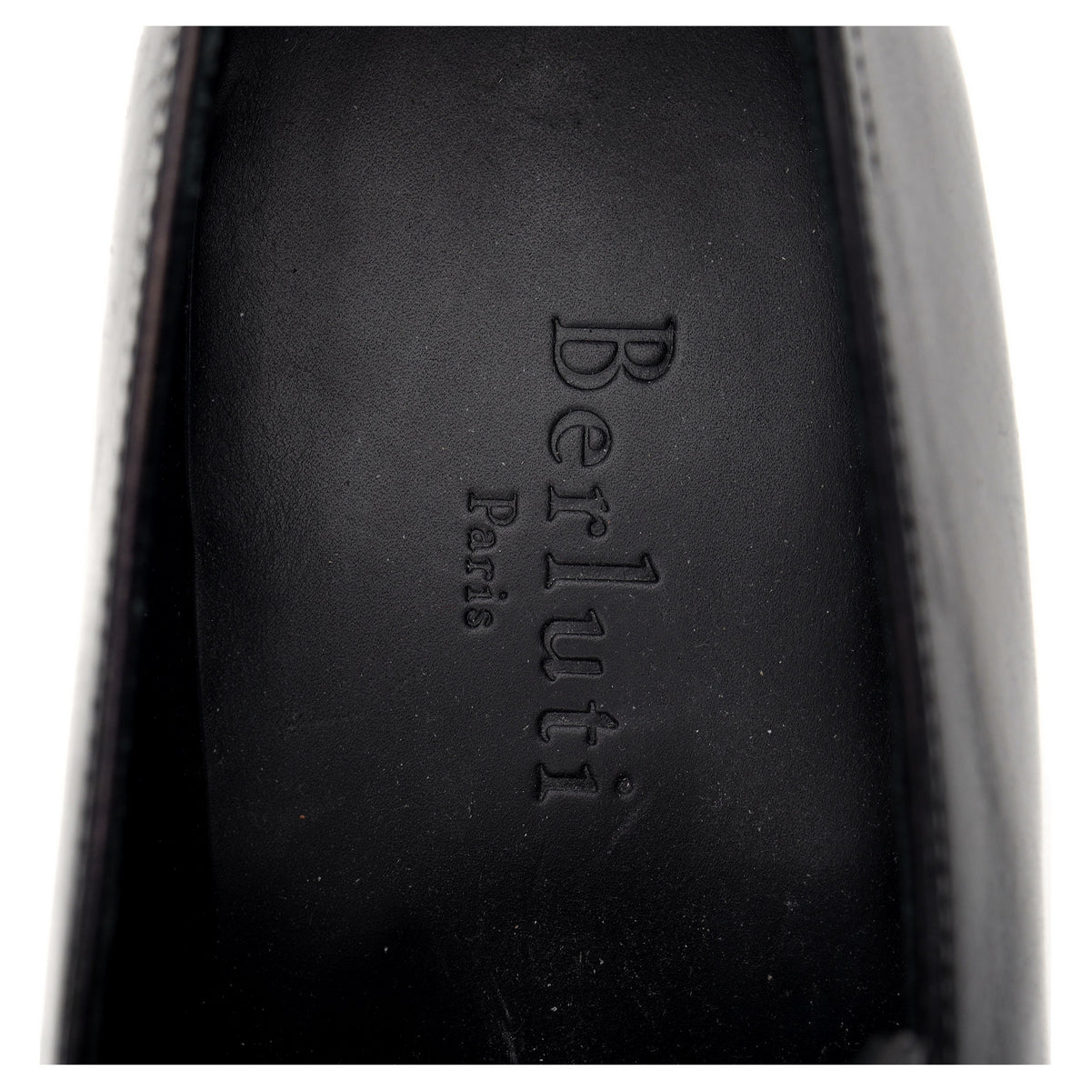 &#39;Andy&#39; Black Leather Loafers UK 9