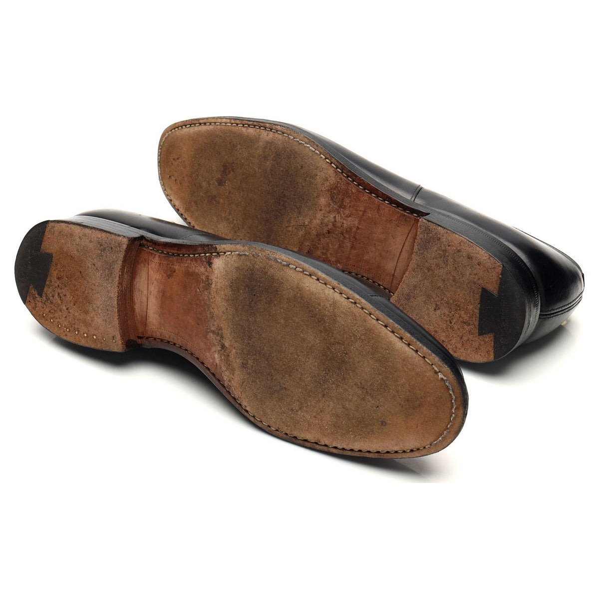 &#39;Consul&#39; Black Leather Oxford UK 8 F