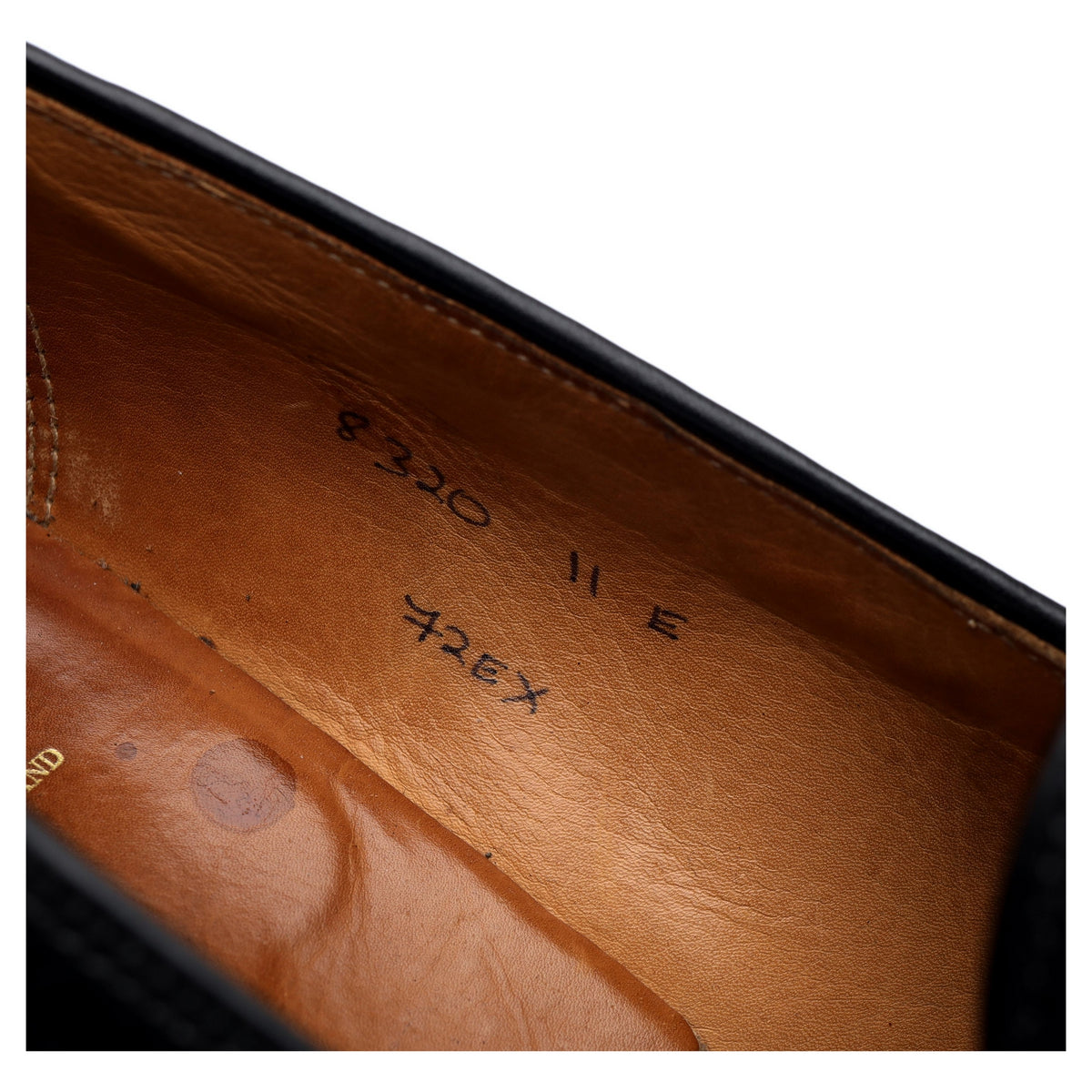 Gieves &amp; Hawkes Black Leather Tassel Loafers UK 11 E